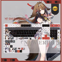 120 Keys ZZZ Keycaps Ye Shunguang Theme Keycap M.A.O PBT KEY CAP DYE-Sub Customizable Cherry Key Cap for Mechanical Keyboard