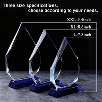 Trophée personnalisable avec texte, logo, photo pour entreprise, trophée en acrylique pour adultes, étudiants, salle de classe