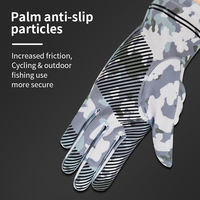 Gants de protection solaire d'été antidérapants pour l'extérieur, écran en lycra touché pour la pêche et le camping