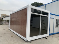 Nouvelle conception de maison conteneur de luxe, appartement conteneur avec une chambre et une salle de bain