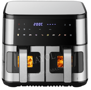 NUEVA Freidora de Aire 2026 con Pantalla Táctil Grande, Horno Freidora de Aire de 10L con Cesta Doble Desmontable, Freidora de Aire Digital Inteligente de Doble Zona - Product Image 5