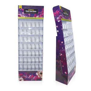 ชั้นวางโชว์เมล็ดดอกไม้แบบพกพา เป็นมิตรกับสิ่งแวดล้อม เหมาะสำหรับร้านค้าปลีก ซูเปอร์มาร์เก็ต ใช้สำหรับจัดแสดงสินค้า - Product Image 1