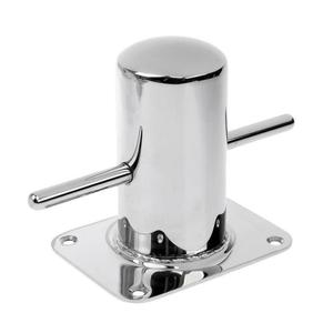 316SS Bollard with Base <strong>Plate</strong> 2-3/8" Dia Bollard <strong>Cleat</strong> Mooring Bit with 3-7/8" X 4-3/4"" Base <strong>Plate</strong> - Product Image 2