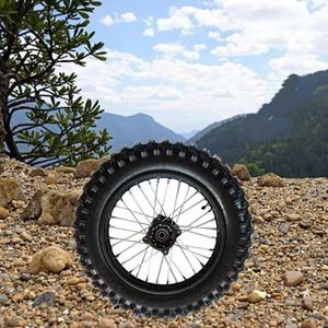 Rueda <span class=keywords><strong>de</strong></span> Motocicleta Todoterreno AXZ <span class=keywords><strong>de</strong></span> 14 Pulgadas con Llanta <span class=keywords><strong>de</strong></span> Hierro, Neumático 90/100-14 Pulgadas, Conjunto <span class=keywords><strong>de</strong></span> Llanta 1.85X14 Pulgadas, Nueva Cámara <span class=keywords><strong>de</strong></span> Aire - Product Image 3