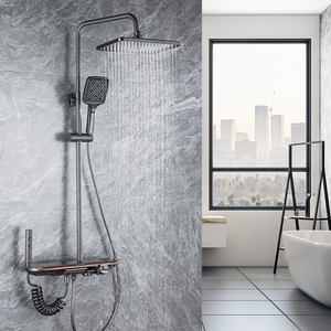 Noyau de valve de douche thermostatique tout cuivre pour hôtels carré doux véritable ménage toilette pressurisée levage plastique inoxydable - Product Image 3