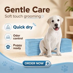 MLJ Pet Training <b>Pads</b> Multi-layer Absorbent Square <b>Waterproof</b> IP67 Cotton Urine <b>Pad</b> for Dogs - Product Image 6