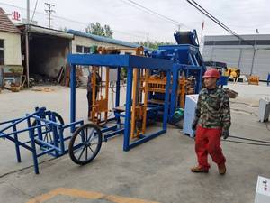 Năng lực sản xuất cao hoàn toàn tự động khối bê tông Máy làm gạch thiết bị sản xuất - Product Image 5