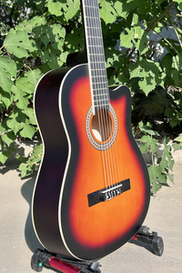 Aiersi Music Instrumentos musicales <span class=keywords><strong>Precio</strong></span> al por mayor China Madera 39 pulgadas Cutway Acabado mate Guitarras clásicas - Product Image 5