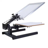 Nueva Impresora de Serigrafía Manual para Camisetas - Un Solo Color - Área de Impresión de 450x550 mm - Banco de Trabajo de 1 Estación para Ropa