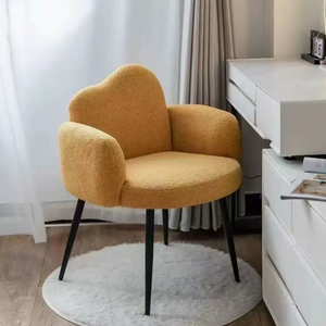 Fauteuil de manucure <span class=keywords><strong>rose</strong></span> INS en forme de pétale, moderne et créatif, pour salon de beauté, <span class=keywords><strong>chaise</strong></span> de loisirs individuelle, canapé de luxe léger en métal, usage commercial - Product Image 4