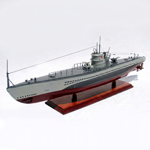 Modelo de Barco de Madera Pintado de Alta Calidad del Submarino USS Balao, Estilo Náutico, Decoración para el Hogar, Origen Estadounidense, Precio Atractivo, Regalo Original - Product Image 1