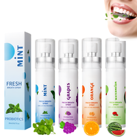 Spray Bucal Refrescante Natural de Frutas, Elimina el Mal Aliento, Spray Bucal con Sabor a Menta, Venta al Por Mayor de Fábrica