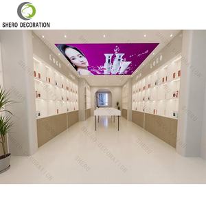 Gabinete de exhibición cosmético de lujo con diseño de muebles de tienda personalizable, soporte cosmético de moda para decoración de interiores de tienda - Product Image 1