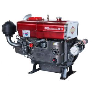 Moteur diesel agricole robuste, modèle ZS1100, refroidi par eau, monocylindre - Product Image 2