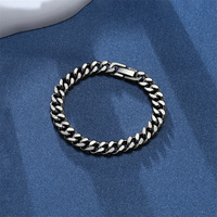 Bracelet Chunky Resoul en Acier Inoxydable, Style Cubain, pour Hommes, Accessoires Punk, Chaînes, Bijoux en Gros de Chine