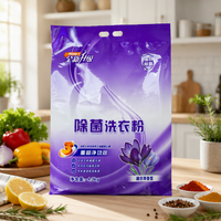Sachet Doypack Personnalisé en Plastique avec Bec Verseur et Fermeture Supérieure Anti-Humidité pour Lessive en Poudre, Imprimé par Gravure, Capacités 1kg, 3kg, 4kg, 5kg