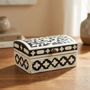 Boîte en os de chameau en gros, écologique, polie, avec incrustations d'os, de haute qualité, couleur élégante, pour la table - Product Image 6