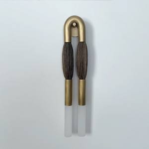 Lámpara de Pared Moderna Industrial de Cobre con Pelo Sintético, Aplique Decorativo para Hotel, Dormitorio, Pasillo, Fondo de Pared - Product Image 1