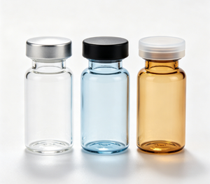 Multi-hue Blank Glass Storage Containers Multiple Lid Styles Scattered & Neat Display Tiny Glass Jars Without Mark - Product Image 2