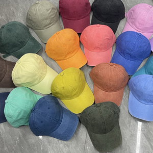 Tùy Chỉnh Rửa Sạch Denim 6 Bảng Điều Chỉnh Gorras Bông Có Thể Điều Chỉnh Cấu Trúc Thấp Không Có Cấu Trúc Cha Hat Đau Khổ Thể Thao Cổ Điển Mũ Bóng Chày - Product Image 3