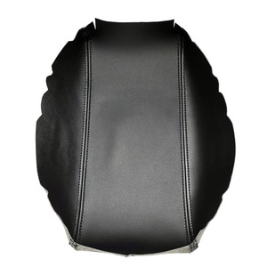 Funda de cuero para reposabrazos central, caja de almacenamiento para Toyota Camry 2007-2011, microfibra negra auténtica - Product Image 3