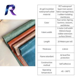 Isolation industrielle de <span class=keywords><strong>tuyau</strong></span> Couverture en <span class=keywords><strong>gel</strong></span> imperméable ignifugée Paquet de rouleau de couverture en <span class=keywords><strong>gel</strong></span> de silice A2 - Product Image 3
