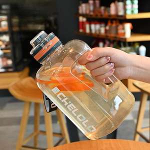 Logotipo personalizado 2.2L 1.6L PC Jarra de agua de plástico Gimnasio Fitness Beber Deportes Botella de agua con motivador Time Maker - Product Image 6