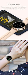 Della signora delle donne per la cura della salute smartwatch per il fitness fascia di <span class=keywords><strong>polso</strong></span> il braccialetto delle signore s27 astuto della vigilanza per le ragazze - Product Image 3