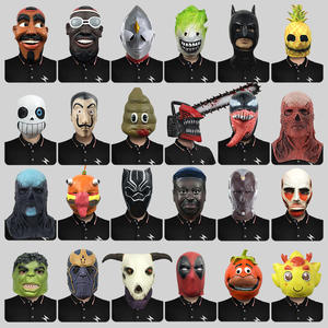 BAIGE Movie Series II <span class=keywords><strong>Marvel</strong></span> Latex Headgear Funny Masquerade Mask para Halloween Party Performance Props - Product Image 1