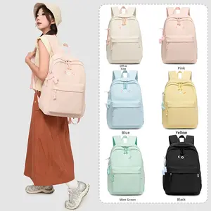 Mochila escolar de estilo universitario de gran capacidad, nuevo estilo <span class=keywords><strong>2025</strong></span>, diseño Simple a la moda, cremallera impermeable para escuela secundaria - Product Image 2