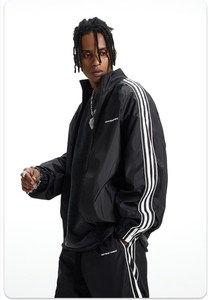 Chaqueta Cortavientos Informal de Alta Calidad, Transpirable, de Algodón y Nailon para Hombre, Ligera y de Longitud Completa - Product Image 5