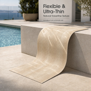 Revestimiento de Piedra Flexible para Pared Exterior e Interior, Textura de Granito Real, Clase A1, Piedra Flexible - Product Image 1