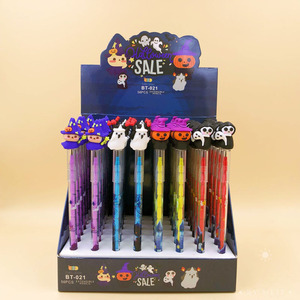 Matita a tema Halloween con zucca e <span class=keywords><strong>teschio</strong></span>, senza mina, standard, con disegni di cartoni animati di Halloween - Product Image 2