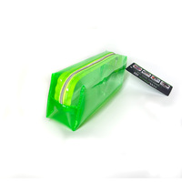 Grande trousse à crayons transparente imperméable en PVC, cadeau de papeterie pour filles, étudiants, trousse à crayons Kawaii, trousse à maquillage, sacs de voyage