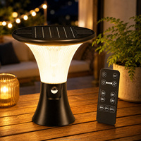 Lampe solaire de jardin à poteau OEM 50H à longue autonomie, plusieurs modes de fonctionnement, pour allée extérieure, cour, patio, lampadaire de jardin