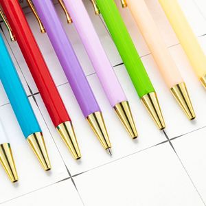 ปากกาลูกลื่นหกเหลี่ยมสีมาการองพร้อมโลโก้สั่งทำ - ของขวัญส่งเสริมการขายที่เหมาะอย่างยิ่ง - Product Image 4