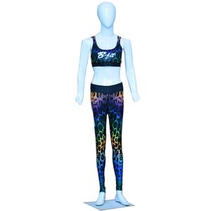 Équipement d'entraînement imprimé par sublimation personnalisée respirante et écologique pour femmes ensembles de yoga fitness athlétique actif - Product Image 6