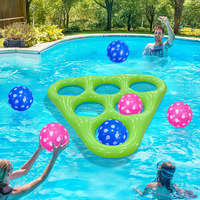 Nouveaux jouets aquatiques gonflables triangulaires en PVC pour enfants, pour l'extérieur, pour le divertissement interactif en piscine