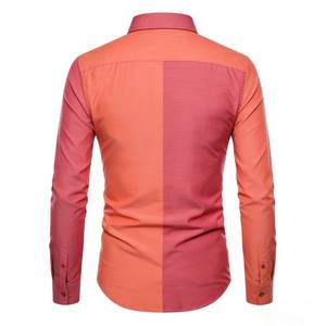 Chemise Oxford unie de haute qualité pour homme, respirante, infroissable, anti-rétrécissement, en coton durable, à manches longues, décontractée - Product Image 3