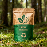 Sachet Doypack personnalisé pour lessive liquide, savon liquide antiseptique pour le lavage des mains, recharge de poudre à laver liquide, sachet debout