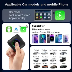 CarPlay Dongl Android 13 QCM6225 Wireless Android Auto Car Play 64GB FOTA Upgrade SIM TF Ai Box For YouTube Netflix