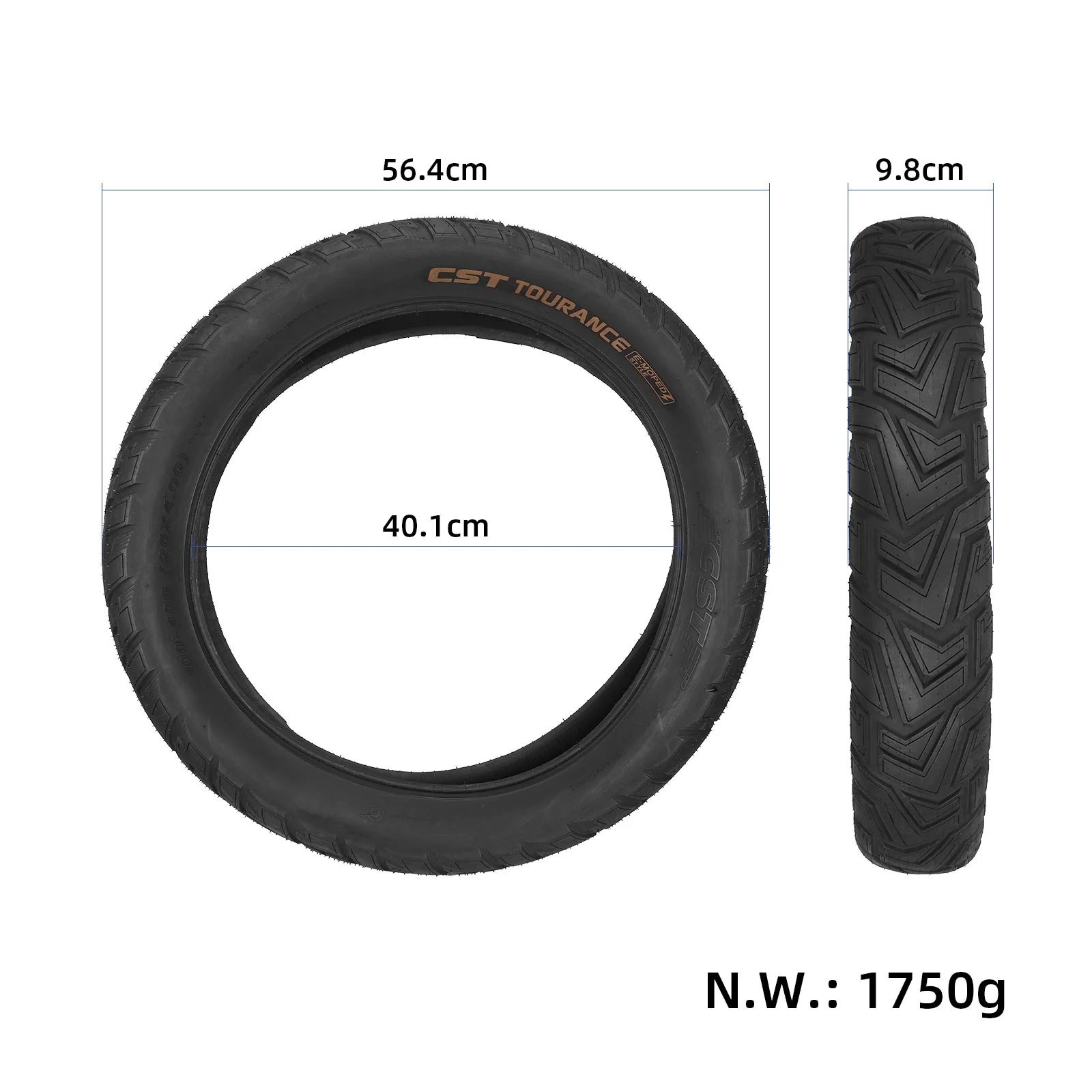 CST 20*4.00 (100-406) Fat Tire 7614.1