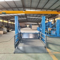 Plateforme de chargement mobile pour camions conteneurs, rampe de déchargement hydraulique pour camions conteneurs