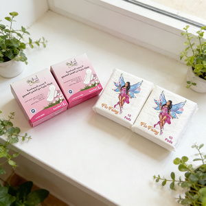 Assorbenti Igienici Personalizzati per la Cura Femminile, Assorbenti Usa e Getta con Chiusura a Zip e Logo, in Cotone Organico per Adolescenti - Product Image 6