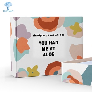 Custom Design Logo Luxury Printed Small Folding <b>White</b> Paper Gift Mailers Packaging <b>Box</b> - Product Image 1