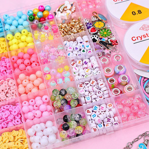 Ocean Themed Colorful Imitation Pearl <b>Beads</b> DIY Jewelry Making Kit For Kids And Adults Craft Supplies - Product Image 2