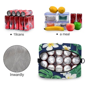 Sac Isotherme Multifonctionnel Grande Capacité en Polyester, Motif Feuilles de Bambou Vertes Personnalisé, Prix de Gros pour Adultes - Product Image 4