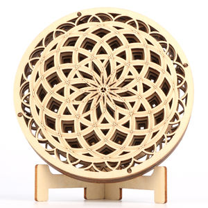 Ornements en <span class=keywords><strong>bois</strong></span> 3D écologiques personnalisés, <span class=keywords><strong>puzzle</strong></span> <span class=keywords><strong>mandala</strong></span>, jouet éducatif, décoration d'intérieur, 51 à 100 pièces, pour les 14 ans et plus, parfait pour un anniversaire - Product Image 2