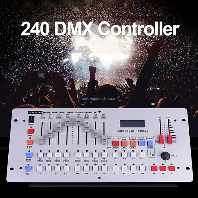 Factory Price DJ Disco Wedding Party KTV Lighting Console 240 Stage Light DMX512 Controller