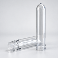 Pasokan Pabrik Preform PET Ulir Pendek & Ulir Panjang 55mm Berbagai Berat Gram Warna Kustom Preform Botol PET